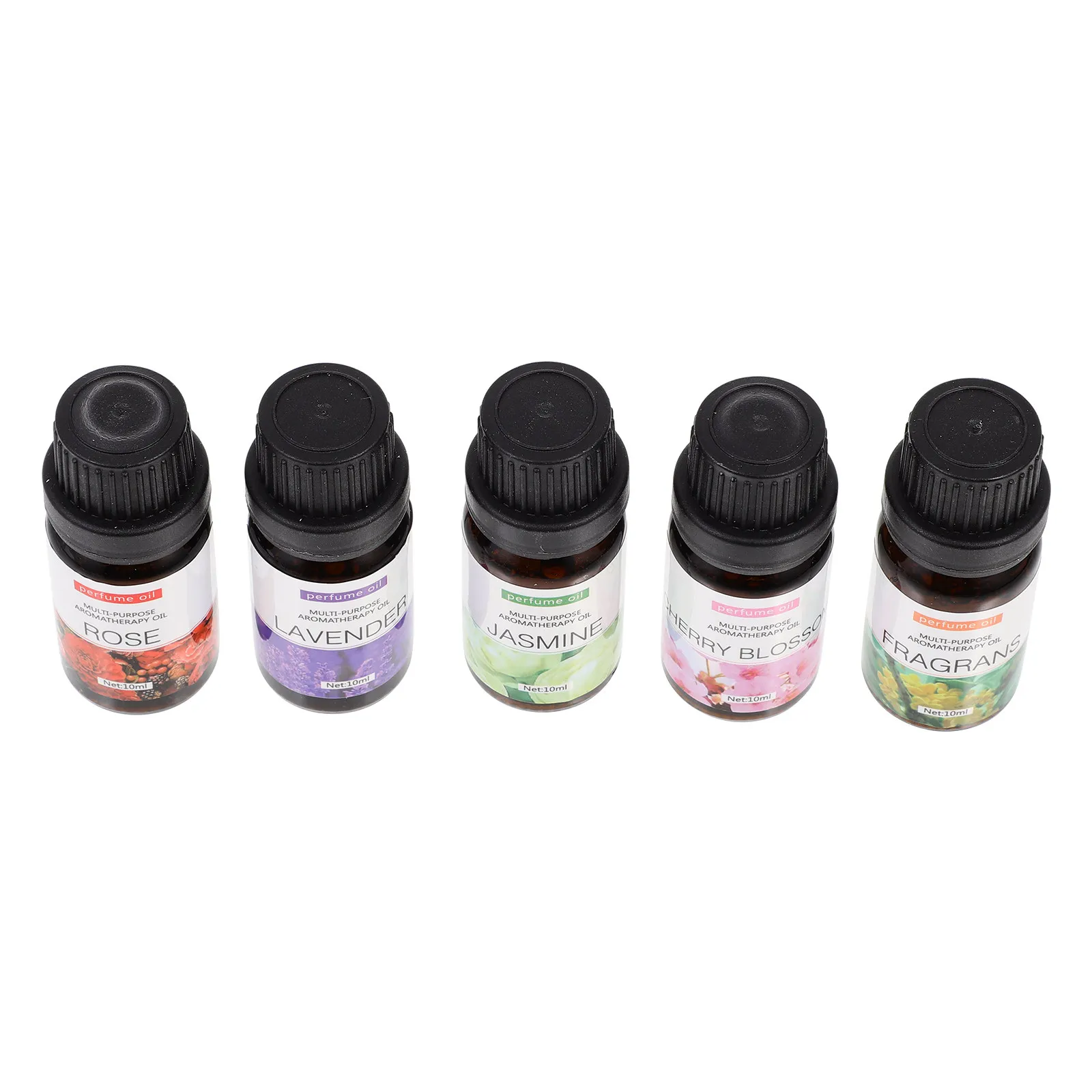 5Pcs Water Soluble Aromatherapy Oil Set for Diffusers Humidifier Burner Home Office Gym Spa Sweet Mood Comfort Fragrance Oil