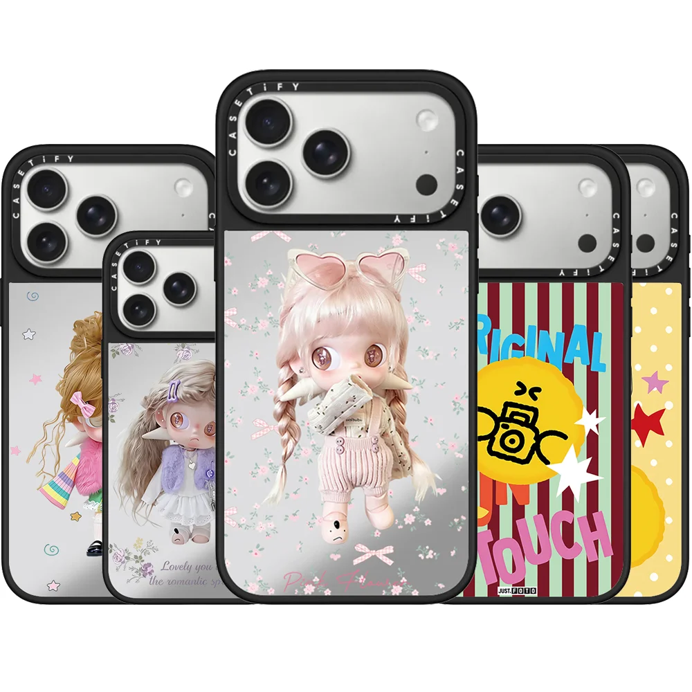 CASETiFY Fashionable Cute Cartoon Case for IPhone17 15 14 13 Pro Max Boys and Girls Trendy Magnetic Air 16 Plus Protective Case