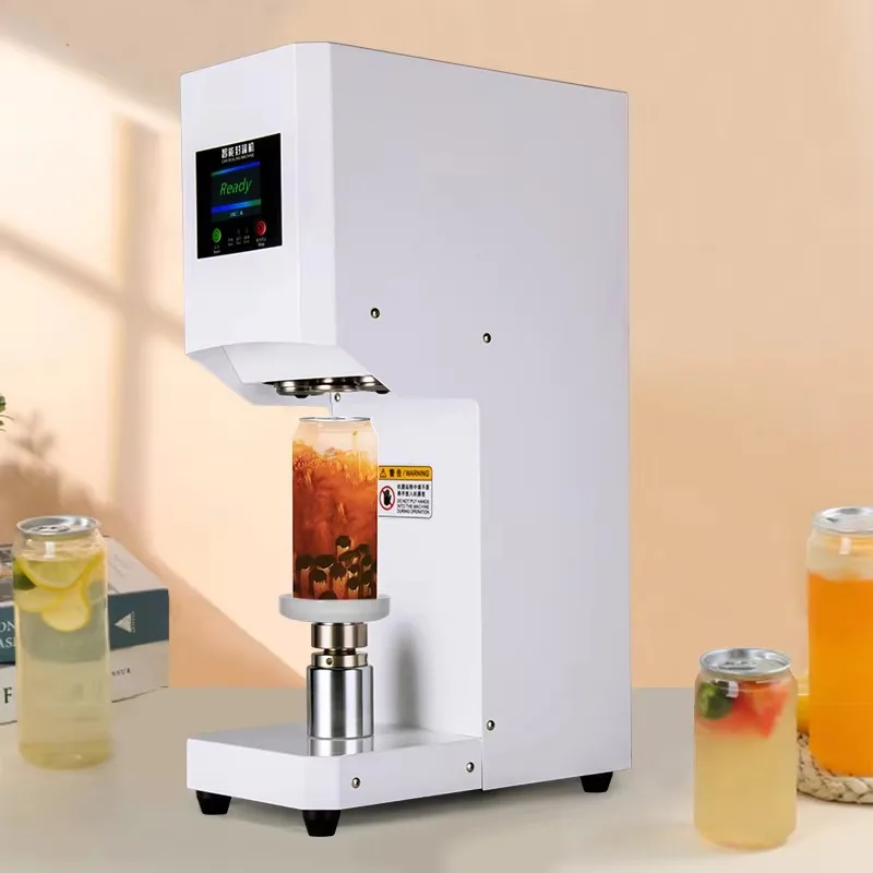 

Electric Commercial Automatic Can Sealing Machine for PET Bottles and Aluminum Cans Beverage Use Wood Packaging