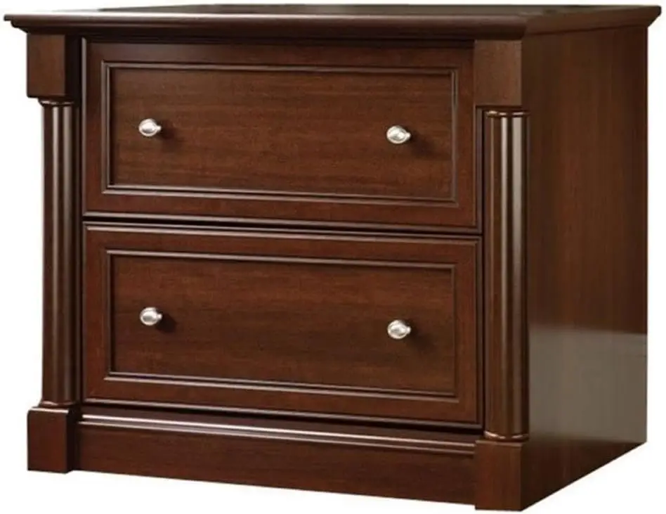 

BOWERY HILL 2 Drawers 29.61" Lateral Cherry Engineered Wood Filing Cabinet Easy Assembly Stationary for Home, Office