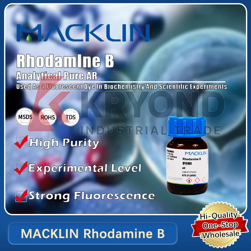 MACKLIN Rhodamin B Laborreagenz für biochemische Forschung, wissenschaftliches Experiment, Originalprodukt