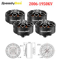 SpeedyBee 2006 1950KV Motor Bee35 3.5 inch FPV For Cinewhoop Drone Quadcopter Spare Parts