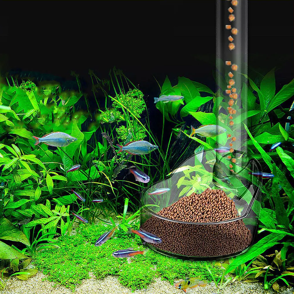 

1Set Multi-Function Aquarium Feeder Transparent Explosion-Proof Adjustable Feeding Tube for Fish Tank Shrimp Crab Tropical Fish