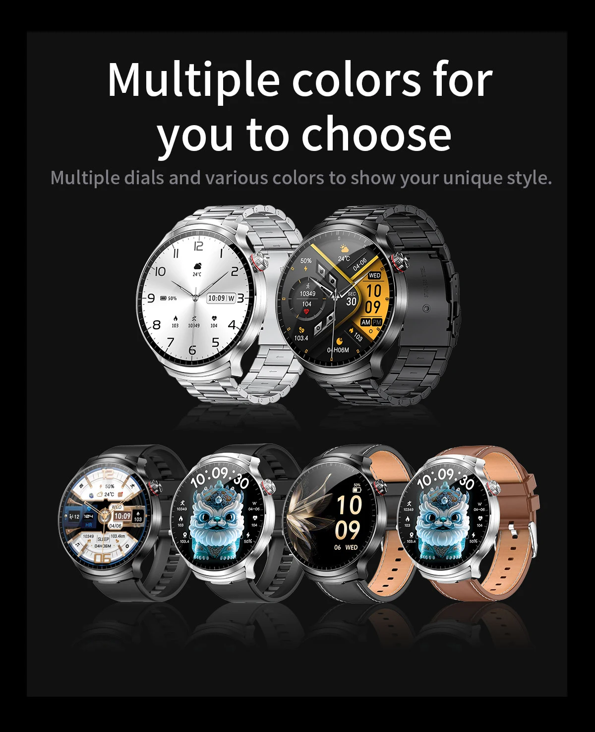 LIGE 2026 Neue TWS 2-in-1 Kopfhörer Smartwatch 1,85 Zoll Bluetooth-Anruf Herren Ohrhörer Smartwatch Herzfrequenz Gesundheitsmonitor Musik-Uhr – Detail 25