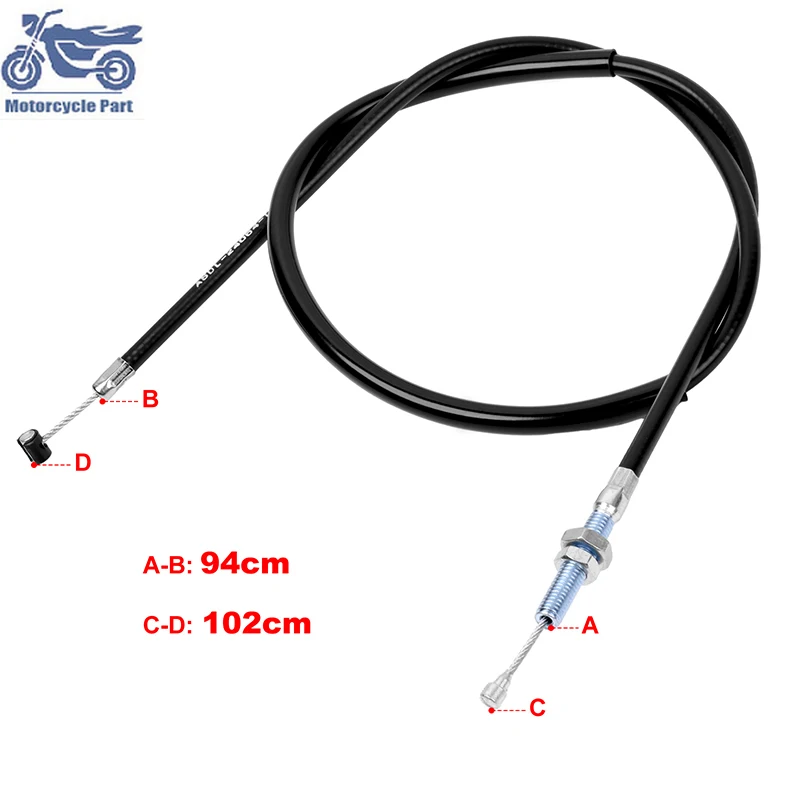 

102cm Motorcycle Clutch Cable Wirerope For Honda CBR600RR 2003-2006 2870-MEE-000 22870MEE010 Motorbike Extended Line Wire 600CC
