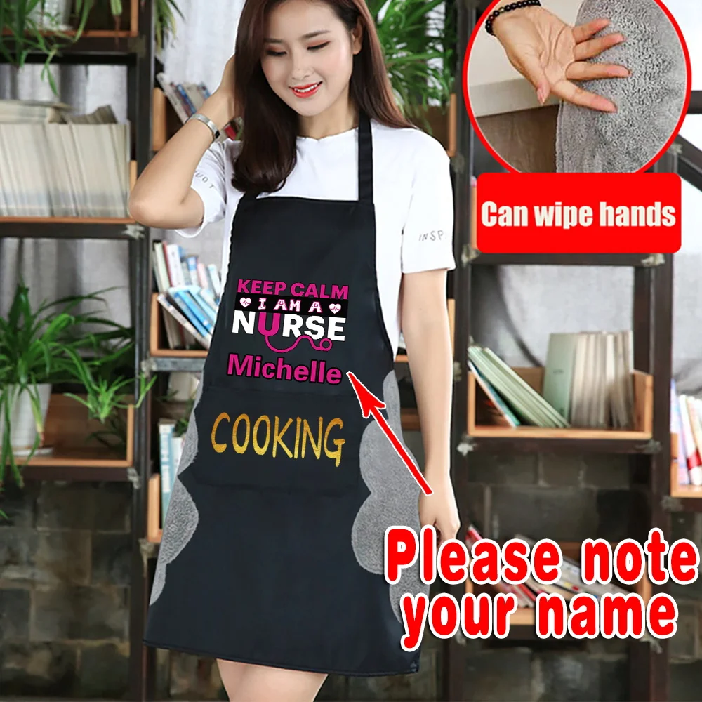 

Personalized Customized Kitchen Cooking Chef Backless Apron Catering Men and Women Barbecue Waiter Printed Sleeveless Apron