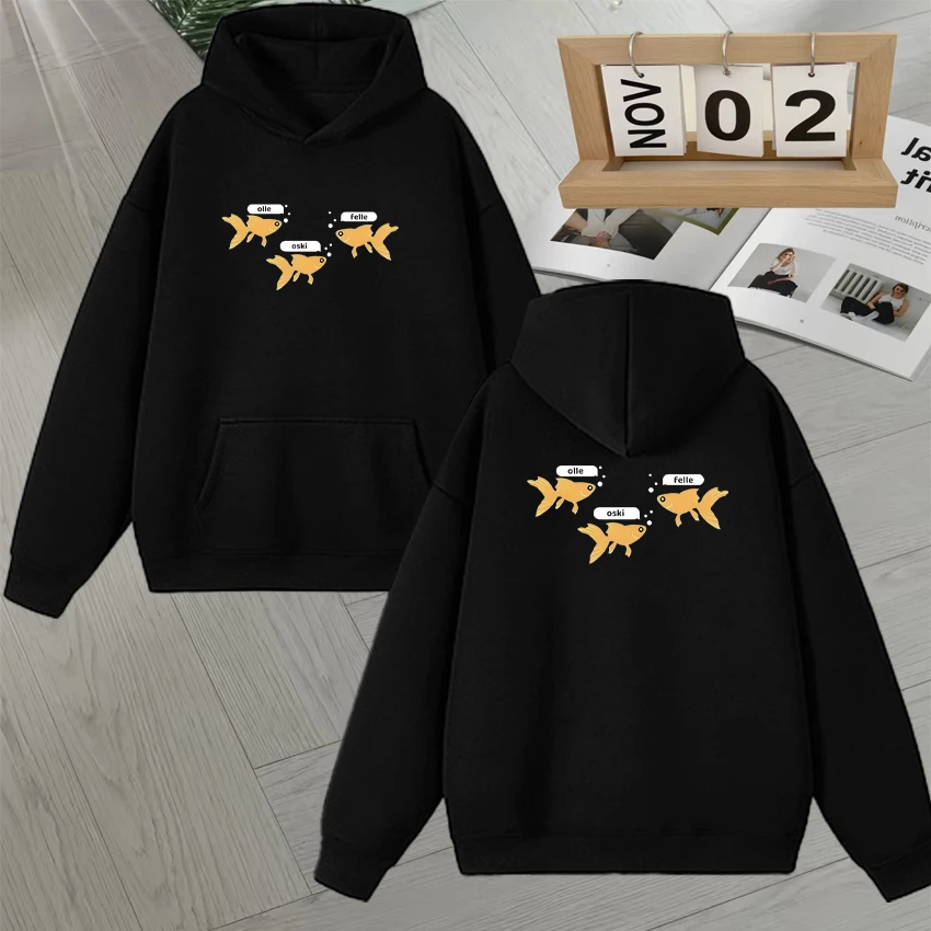 

2025 Young Royals Printing Sweatshirts Double Sided Print Autumn Winter Men Women Streetwear Fleece Hoodie Loose Pullover Unisex