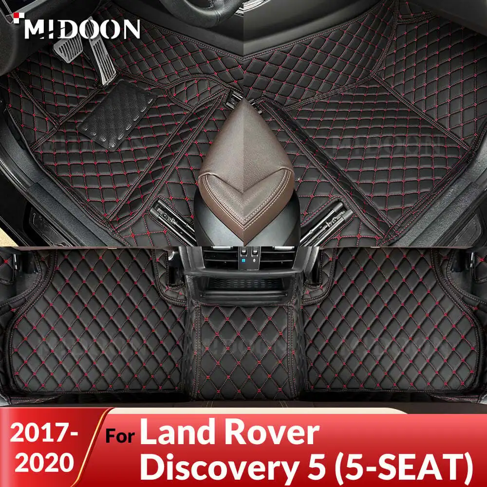 

MIDOON для Land Rover Discovery 5 (5 SEAT) 2017 2018 2019 2020 автомобильные коврики на заказ автомобильный ковер чехол аксессуары для интерьера