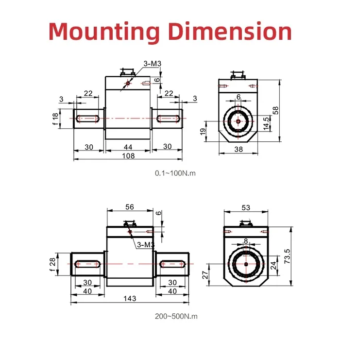 2025 Premium ProductsT908A Sensore resistivo dinamico della forza di coppia con coppia rotante