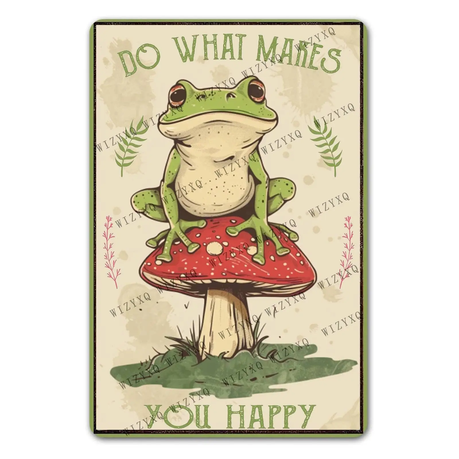 Metal Signs Do What Makes You Happy Sign Vintage Signs Retro Aluminum Metal Tin Sign for Home Office Kitchen Bar Cafe Garden Wal