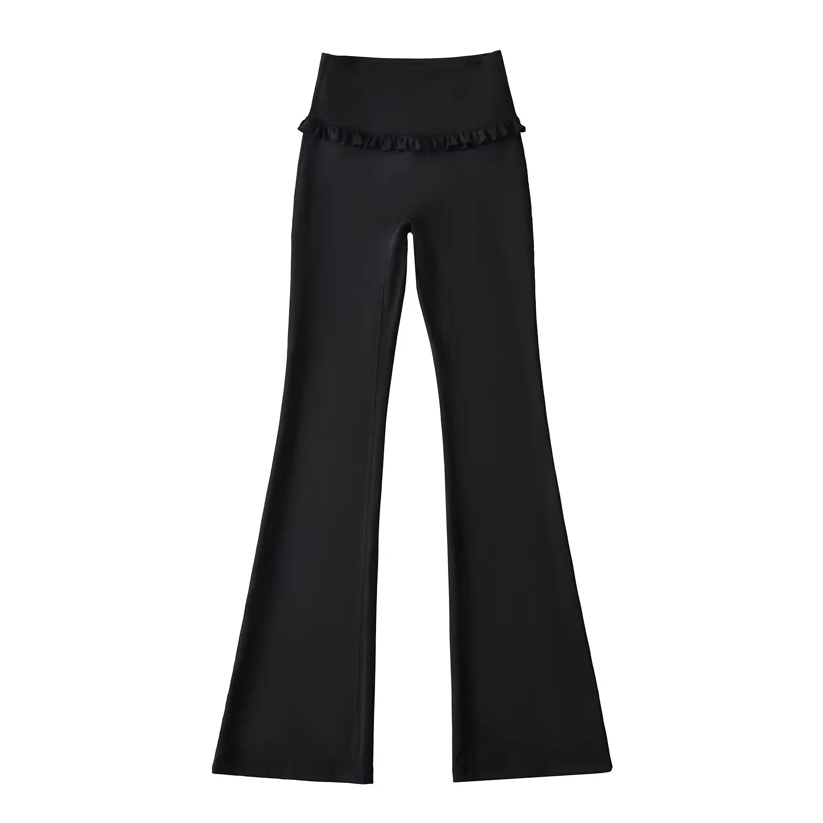 Yoga-Hose mit hoher Taille, dünne elastische Fitn-Hose für Damen, Street Sle, lockere Passform, lange Hose, Po-Lifting-Sensation