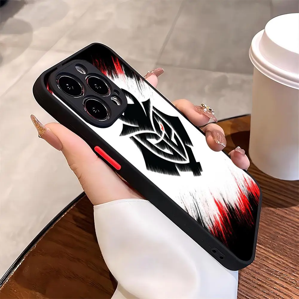G2 ESports Phone Case Black for iPhone 13ProMax 16 15 12 11 14 Pro Max Mini Plus Max X XR Matte Cover