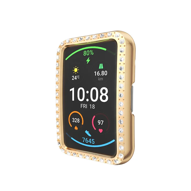 Calotta protettiva per PC con placcatura diamantata per Huawei Watch Fit accessori per Cover Smart Watch per custodia Huawei Fit