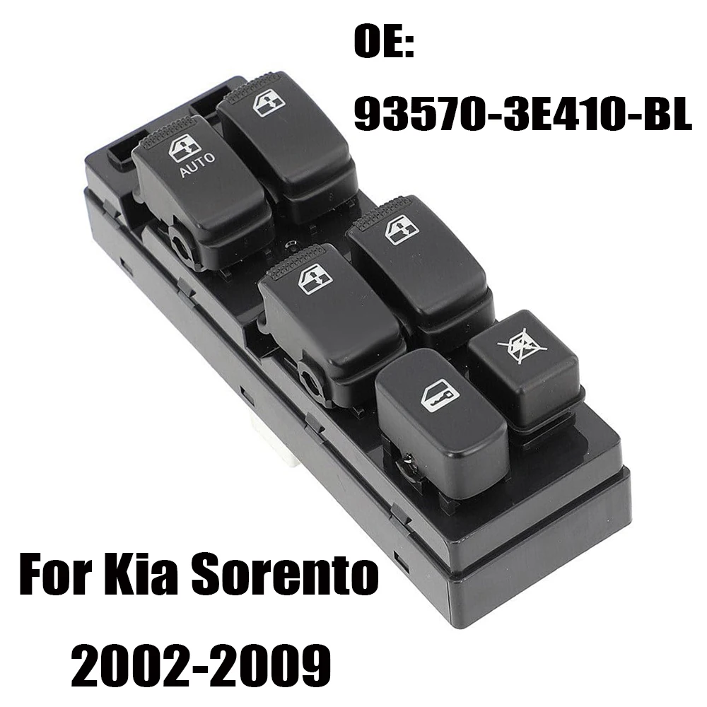 Car Accessories 93570-3E410 For Kia Sorento 2002 2003 2004 2005 2006 2007 2008 2009 Electric Window Control Switch Button Parts