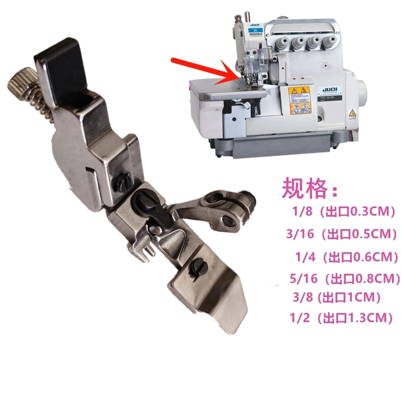 Odzież ochronna Stretch elastyczna opaska stopka dociskowa do JUKI 3614 JACK C4 Siruba 747 M700 owerlokowa maszyna do szycia
