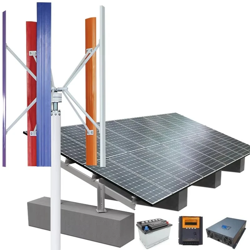 Wind and solar hybrid systems Vertical wind turbines Complete wind and solar power systems