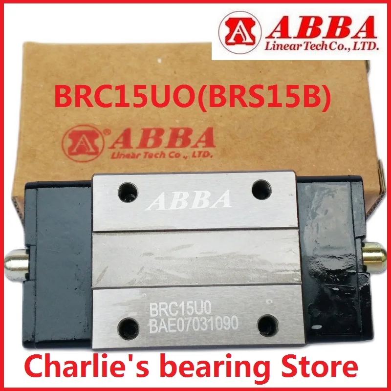 

1pc 100% brand new original genuine Taiwan ABBA linear bearings BRC15UO(BRS15B)slider carriage of stock