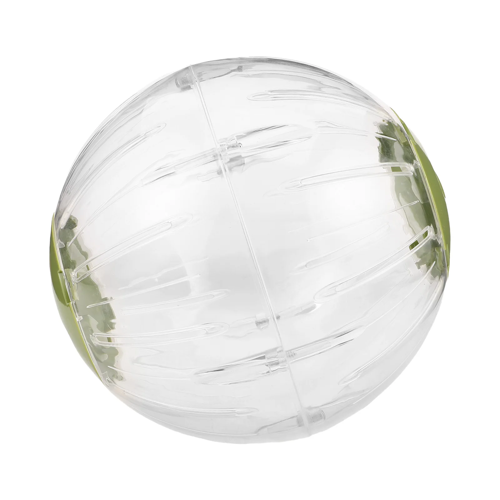 

Clear Plastic Hamster Exercise Ball: Large Transparent Running Wheel for Small Pets - Silent Activity Fitness Fun for Hamsters