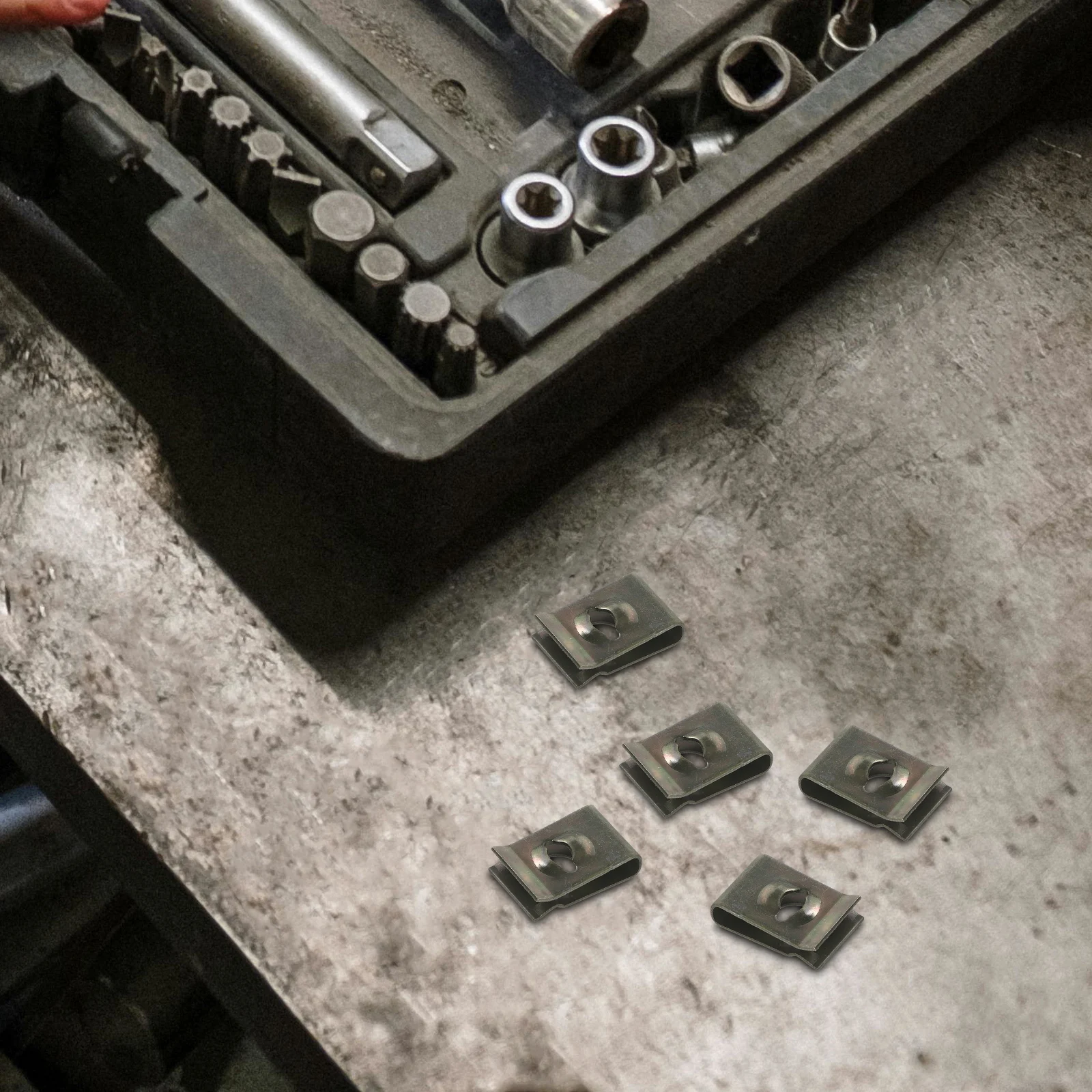 

50pcs Car Modification Clips U-Shaped Bumper Fasteners For Interior Mudguard Retainer Clip Kit Automotive Body Parts