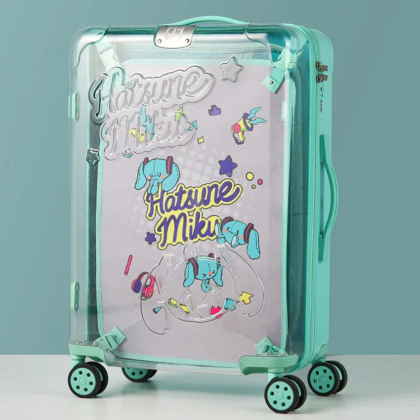 Oryginalny Bemoe Hatsune Miku towarzyszący przyszłość typ bólu wielofunkcyjny wyświetlacz bagażnik 20 cali Kawaii dziewczyna prezenty
