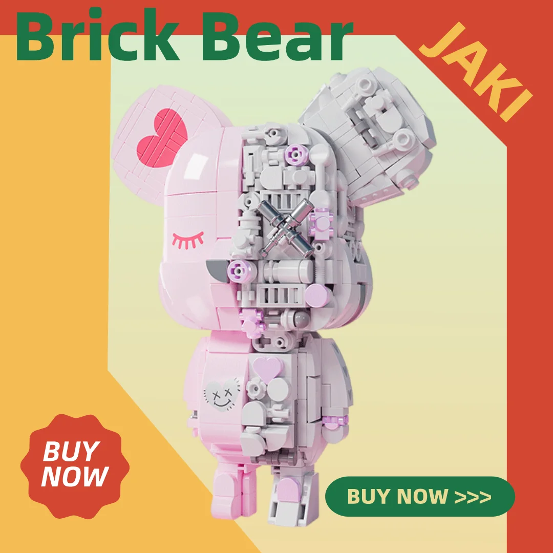 مكعبات بناء مغناطيسية من جاكي بير - لعبة فنية جمالية ميكانيكية قابلة للجمع، هدية عيد مثالية لها ولها