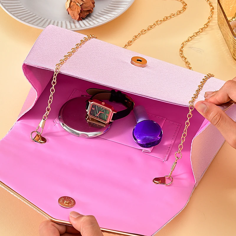 luxury pleated cover envelope purse hand bags clutch bag evening shoulder bags for women Wedding Dinner Party bag