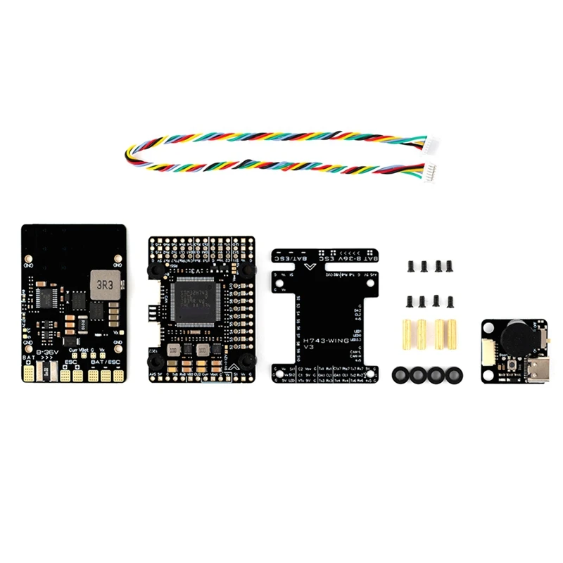 

H743-WING V3 INAV 3-8S H743 Fixed High Precision Barometer Sensor Wing Flight Controller for RC Drone FPV-A10G