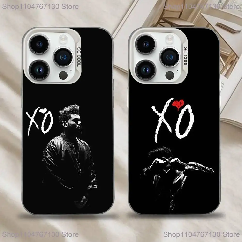 

The W-Weeknd XO Singer Phone Case For iPhone 16,15,14,13,12,11,Mini,Pro,SE,MAX White Matte Shockproof Cover