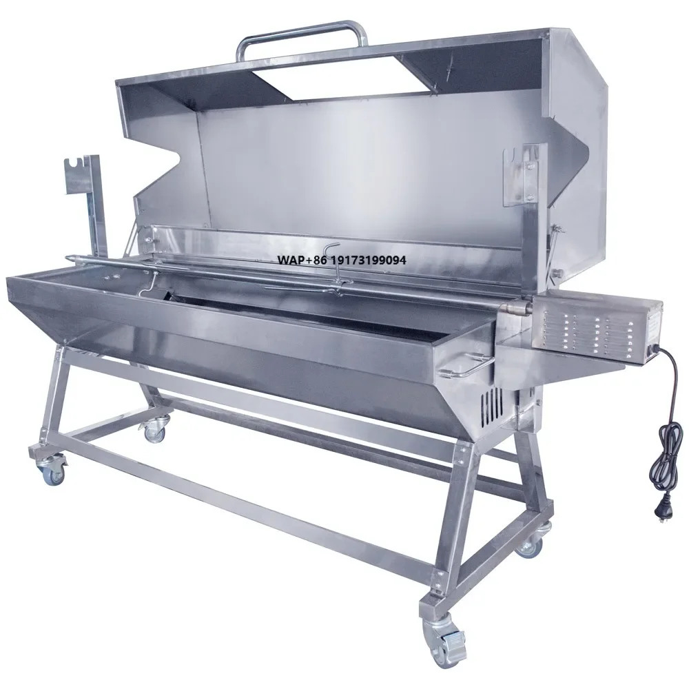 Gas Grill Lamb Pig BBQ Roaster Spit Rotisserie