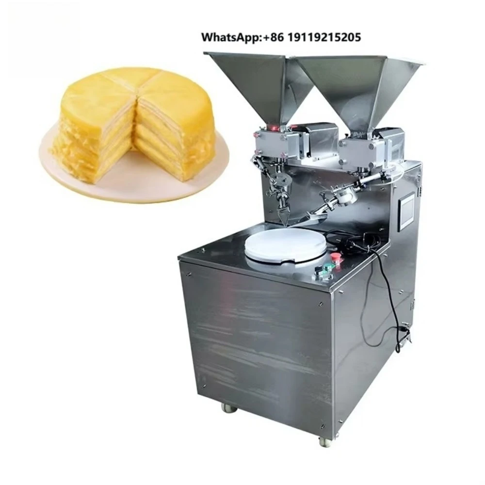 Professional 2-25 Inch Commercial Crepe Maker Machine Automatic Gas Electric Adjustable Temp Speed New High Productivity Bakery