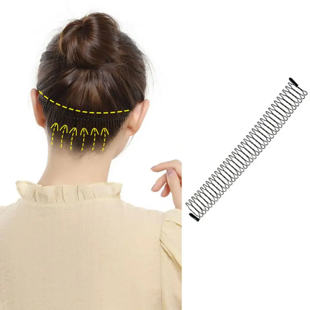 Women Bangs Headband Invisible Headband Flexible Solid Color Anti-slip Short Hair Organization Hair Hoop Hair Styling Tool