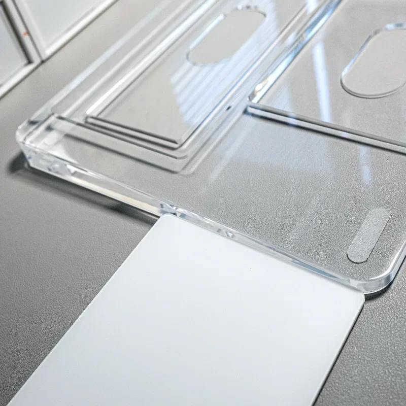 Wrist Rest For iMac Magic Trackpad 2 3 Keyboard Base Touch ID Numeric Acrylic Stand Station Transparent Crystal Pad Bracket