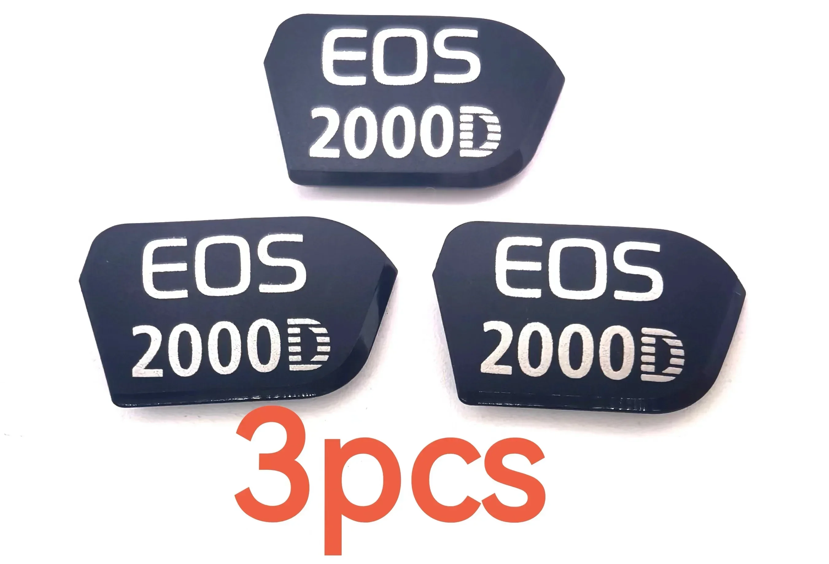 1PCS Applicable to Canon 250D 2000D  , second generation, silver white label, sign, BLACK nameplate, logo, brand new