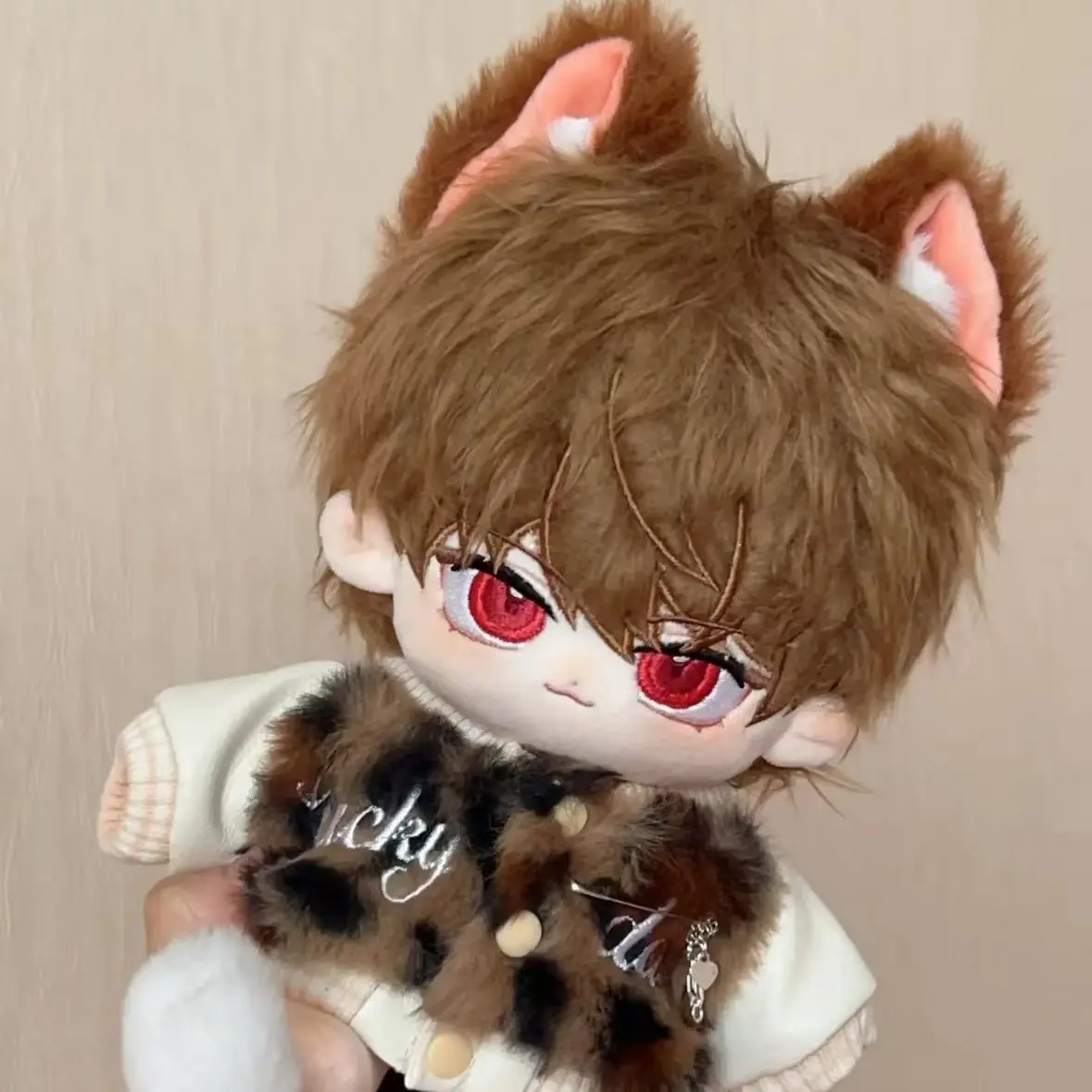 

Stuffed 20cm Anime Death Note Yagami Light Cosplay Plush Doll Body With Skeleton Cute Cartoon Toy for Kids Gifts Birthday