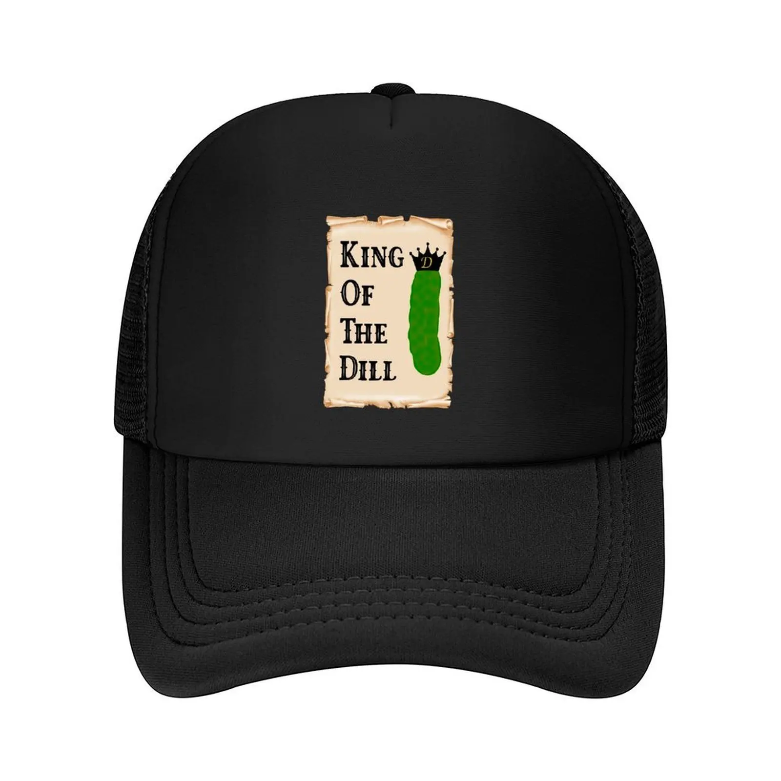 

King of The Dill - Pickle Lover Baseball Cap Snapback Cap fishing hat Christmas Hat party Hat Hats For Women Men's