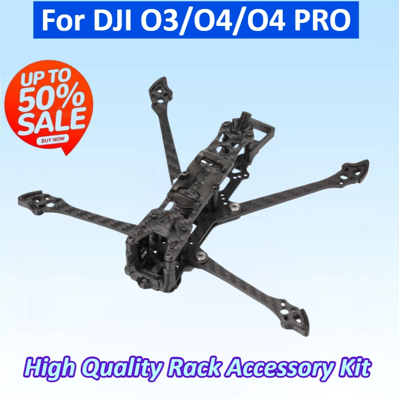 New Rack Kit Lightweight For Flywoo Explorer Replacement for DJI O3/O4/O4 PRO Version for DIY FPV RC Racing Drone Accessories