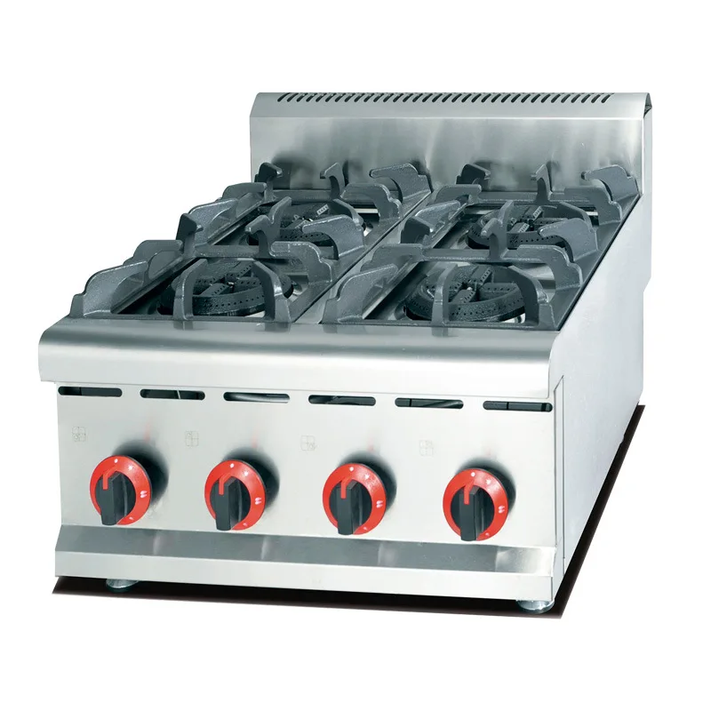 CX Desktop Gas Four-Head Claypot Stove Commercial Multi-Hole Claypot Stove Combination Stove