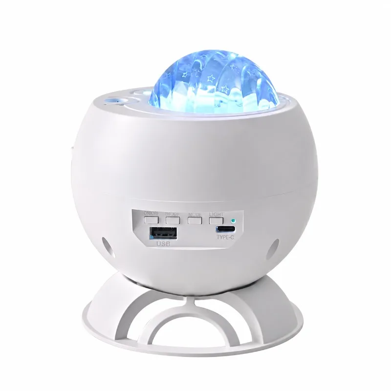 Aurora Starry Sky Bluetooth Speaker with Northern Lights Projection Lamp, Ambience Light, Portable Wireless Speaker for Couples