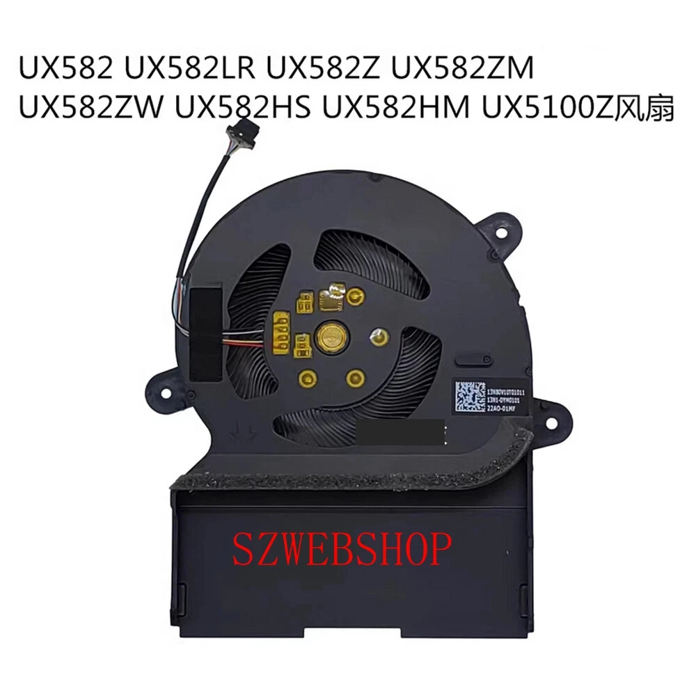 

New For ASUS Pro Duo 15 OLED UX582 UX582LR UX582Z UX5100Z Laptop Cooling Fan