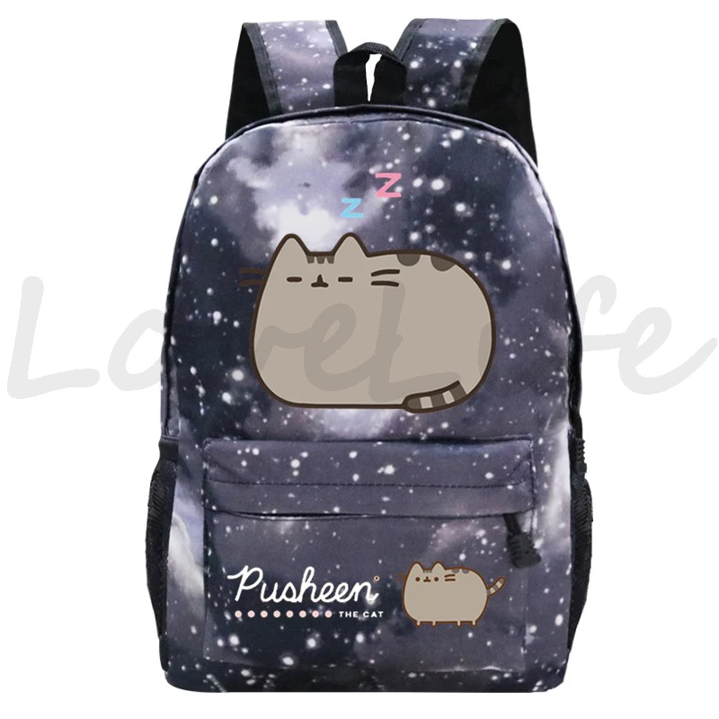 Cartoon Cat School Backpack Children Anime School Bags Boys Girls Back to School Gift Rucksack Mochila 16 Inch Zipper Knapsack