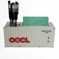 1/35 scale container model with logo Plastic ABS storage box & Pen holder & Vase model size 17*7*7cm finished ornaments