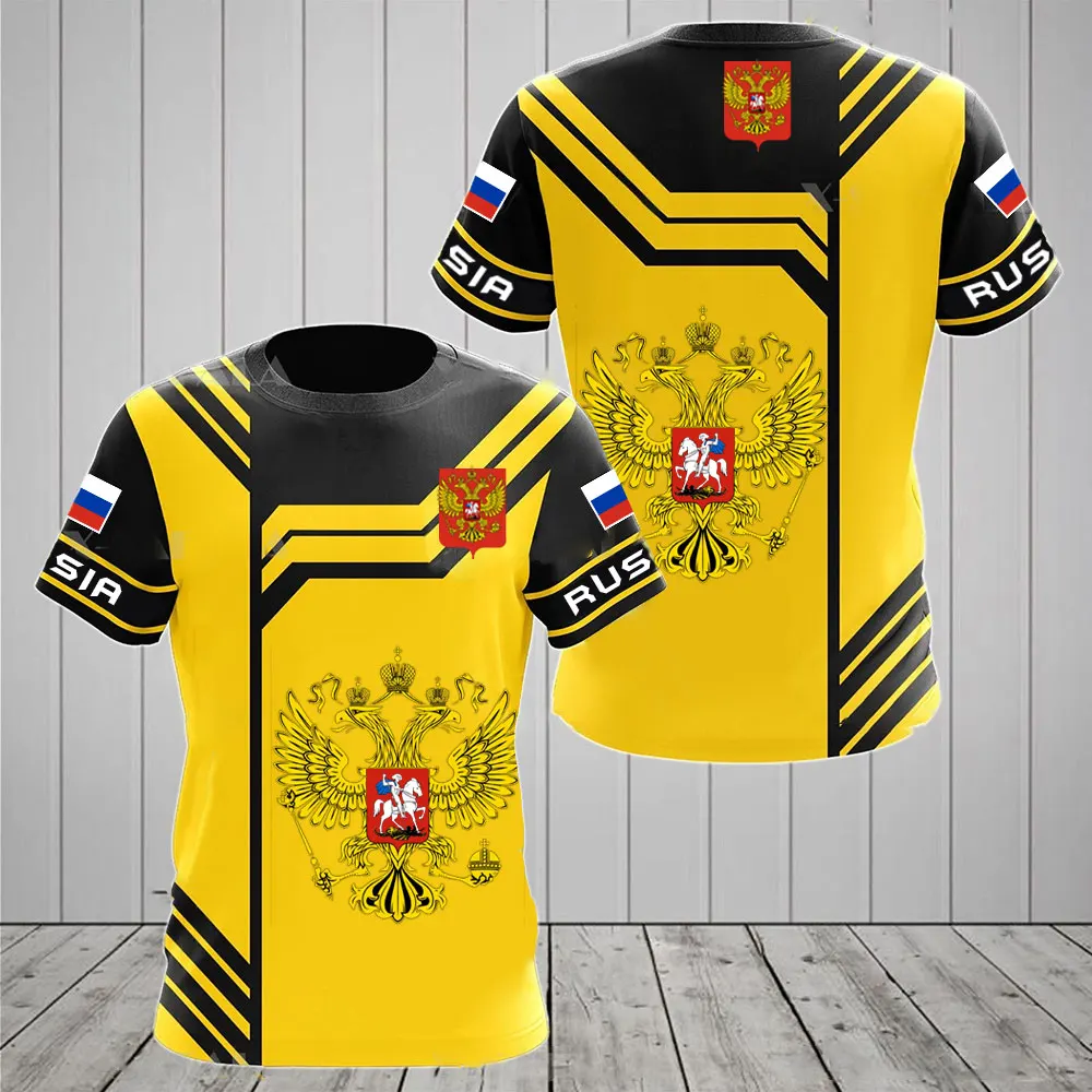 Russische Vlag 3D Print T-shirt Mannen Vrouwen Mode Mode Zomer Casual T-shirt Kids Hip Hop Tops Tees Jongen Tees ussr Camiseta 2023