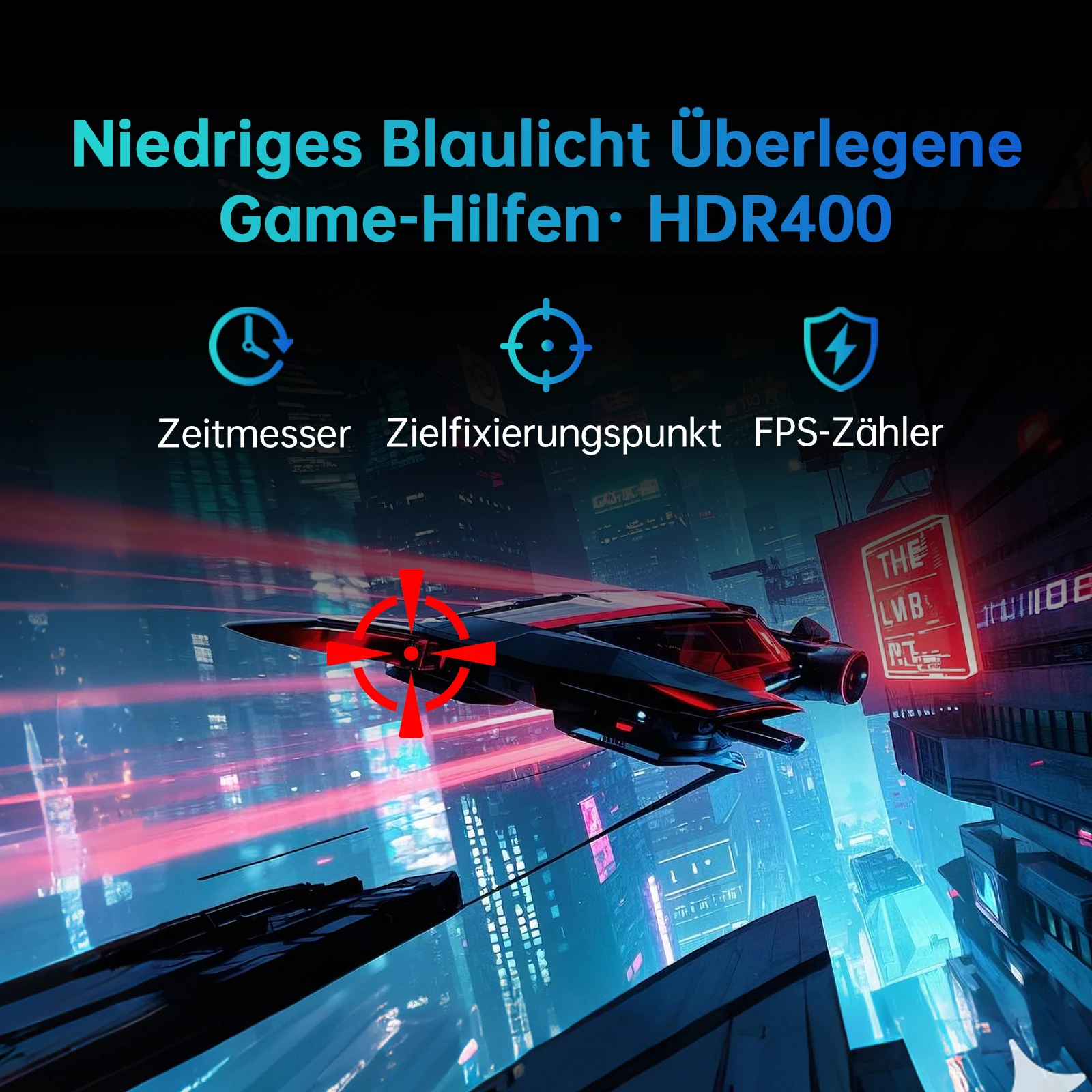شاشة ألعاب KTC 27 Zoll، 2K@180 هرتز / 144 هرتز 1440 بكسل مع لوحة Fast-IPS، 1 مللي ثانية GtG، HDR 400، مزامنة تكييف، 450 cd/m2H27T7 #6