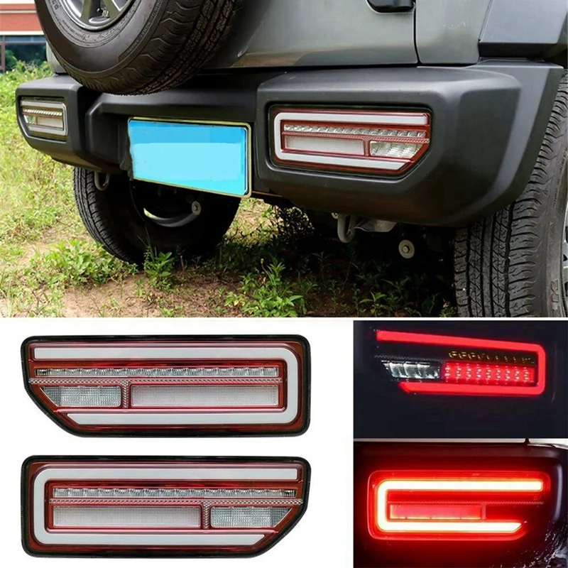 For Suzuki Jimny JB64 JB74 2019-2023 Car LED Brake Turn Signal Tail Light Lamp Trim Replace Accessories