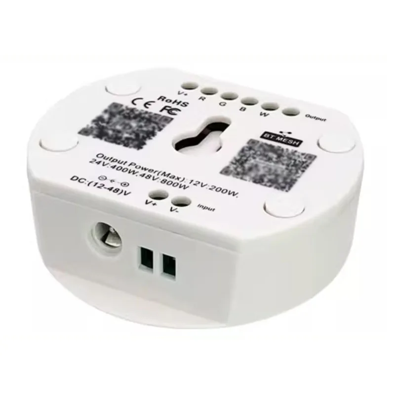 Wifi BT-compatible LED Controller App Control Music Sync Mode RGBW CCT 12-24V for Smart LED Strip Light with Timer Voice Control