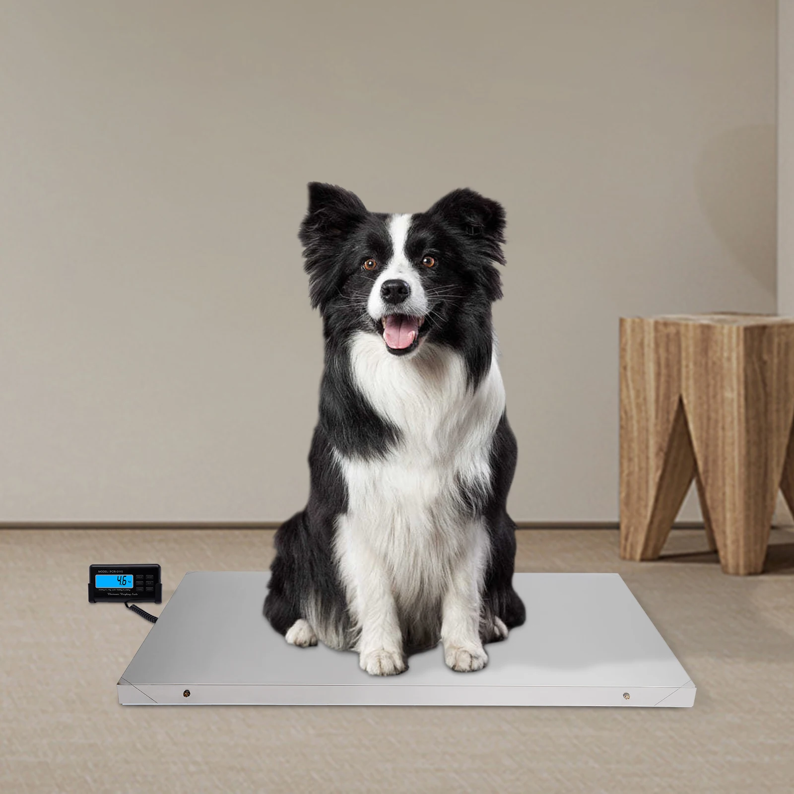 660lbs/300kg Animal  LivestockDigital Scale with 2 Weighing Pet Modes Weighing Dog Cat Scale Large Pet Vet Scale