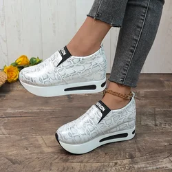 Women Sneakers New Casual Non-Slip Platform Sneakers Women Fashion Slip-On Designer Shoes for Women Fashion Lightweight Loafers