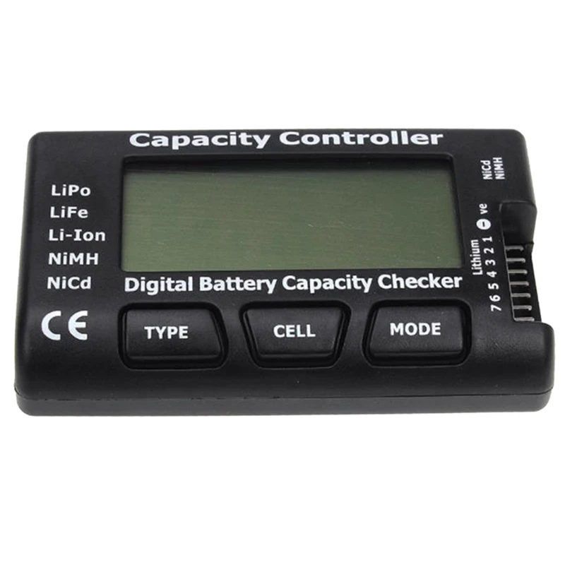 Cellmeter-7 Digital Battery Capacity Checker, RC Cellmeter 7 For Lipo Life Li-Ion Nimh Nicd