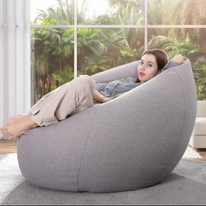 Dropshipping Container Bean Bag Sofas Small Seat Europe Giant Puff Adult Bean Bag Sofas Padding Puffs Asiento Home Furniture