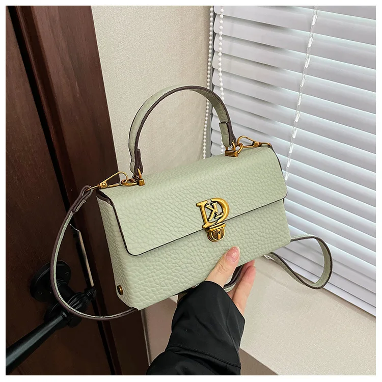

Quiet Luxury Shoulder Bag Women Pebbled Vegan Leather Convertible Top Handle Crossbody Underarm Breathable Travel Anti Trend